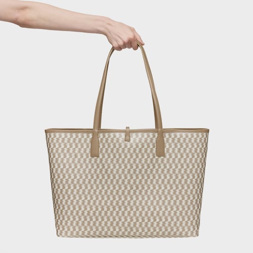 Capazo grande reversible beige TOUS Double Way Bear