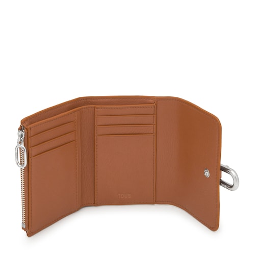 Camel-colored Card wallet TOUS Hold