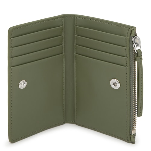 Cartera pequeña caqui TOUS Double Way Manifesto