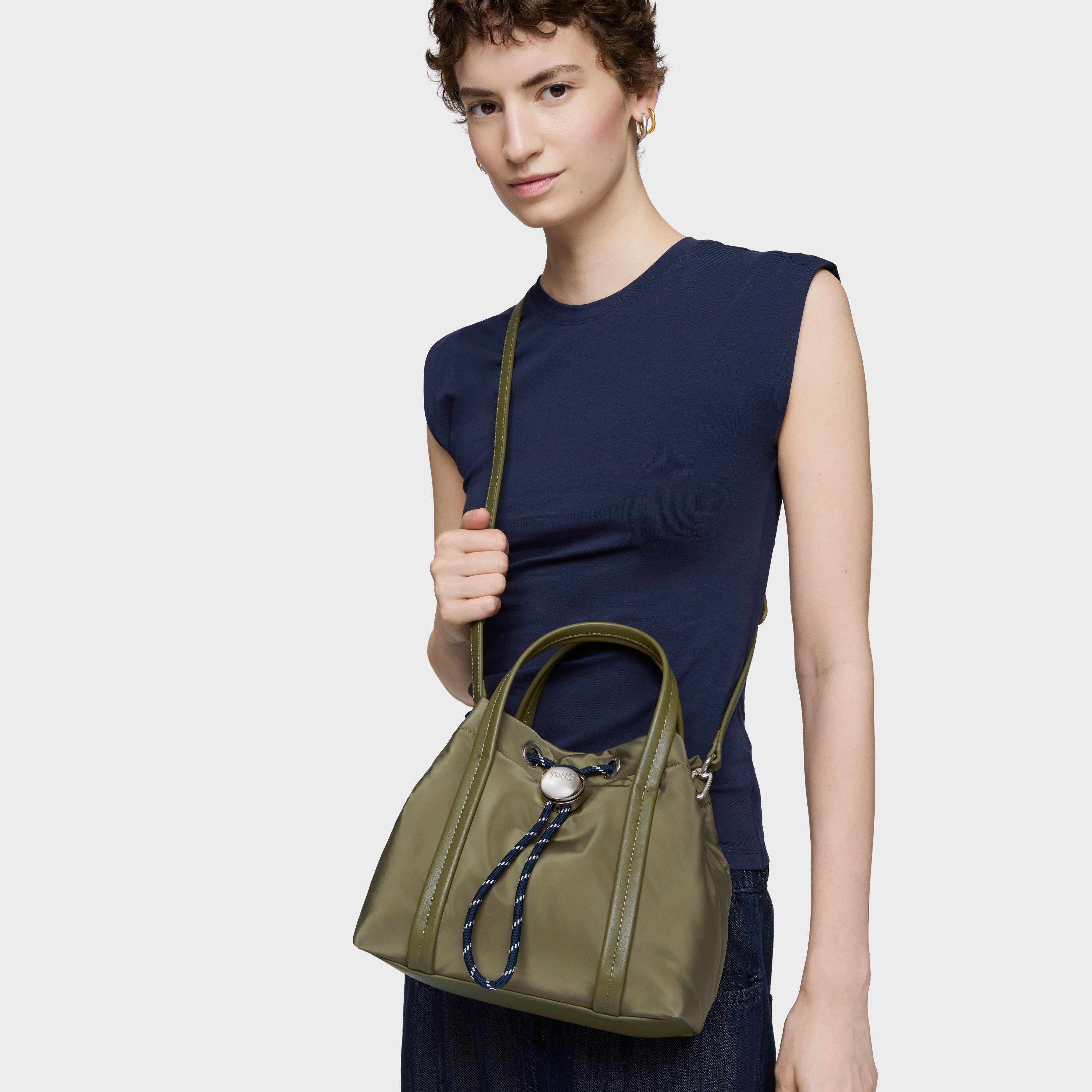 『TOU BAG Olive』 Olive green Bucket bag Empire Soft | TOUS
