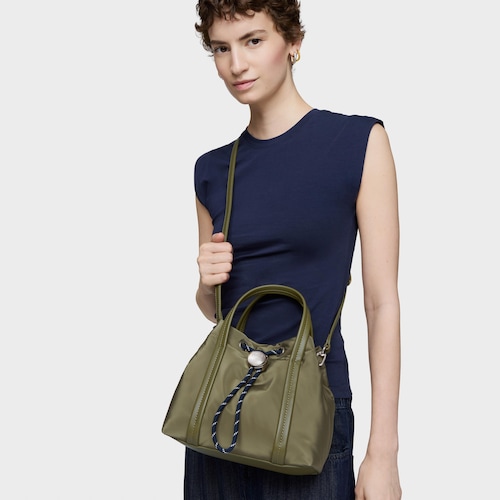 Oliwkowa Torebka typu worek Empire Soft