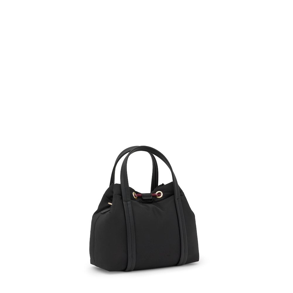 Czarna Torebka typu worek Empire Soft