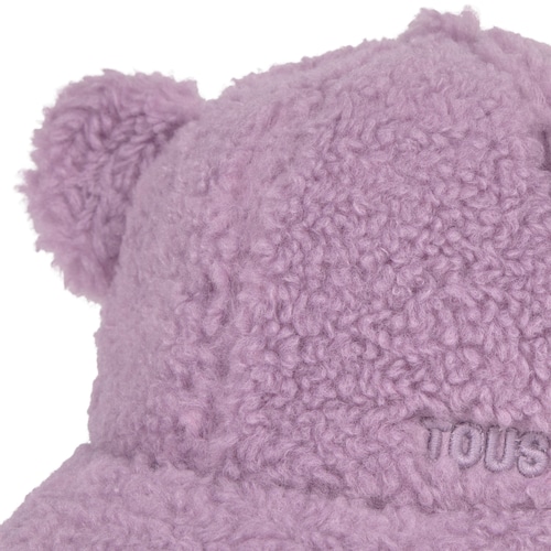 Gorra malva oscuro TOUS Bear Ears