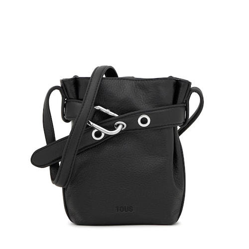 Funda de m&oacute;vil colgante negro TOUS Hold