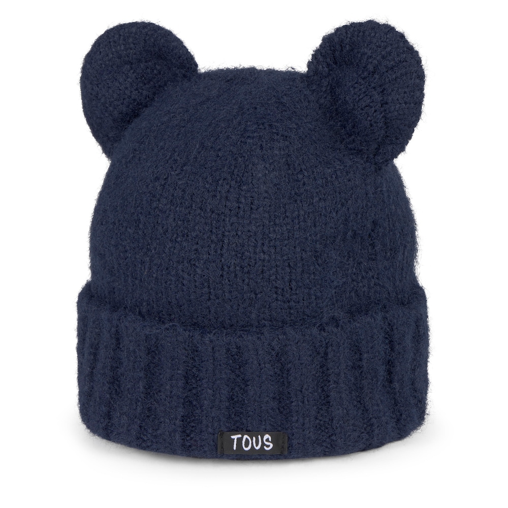 Gorro azul marino TOUS Bear ears
