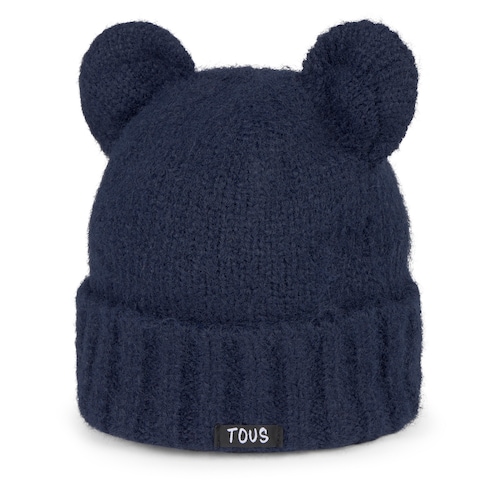 Gorro azul marino TOUS Bear Ears