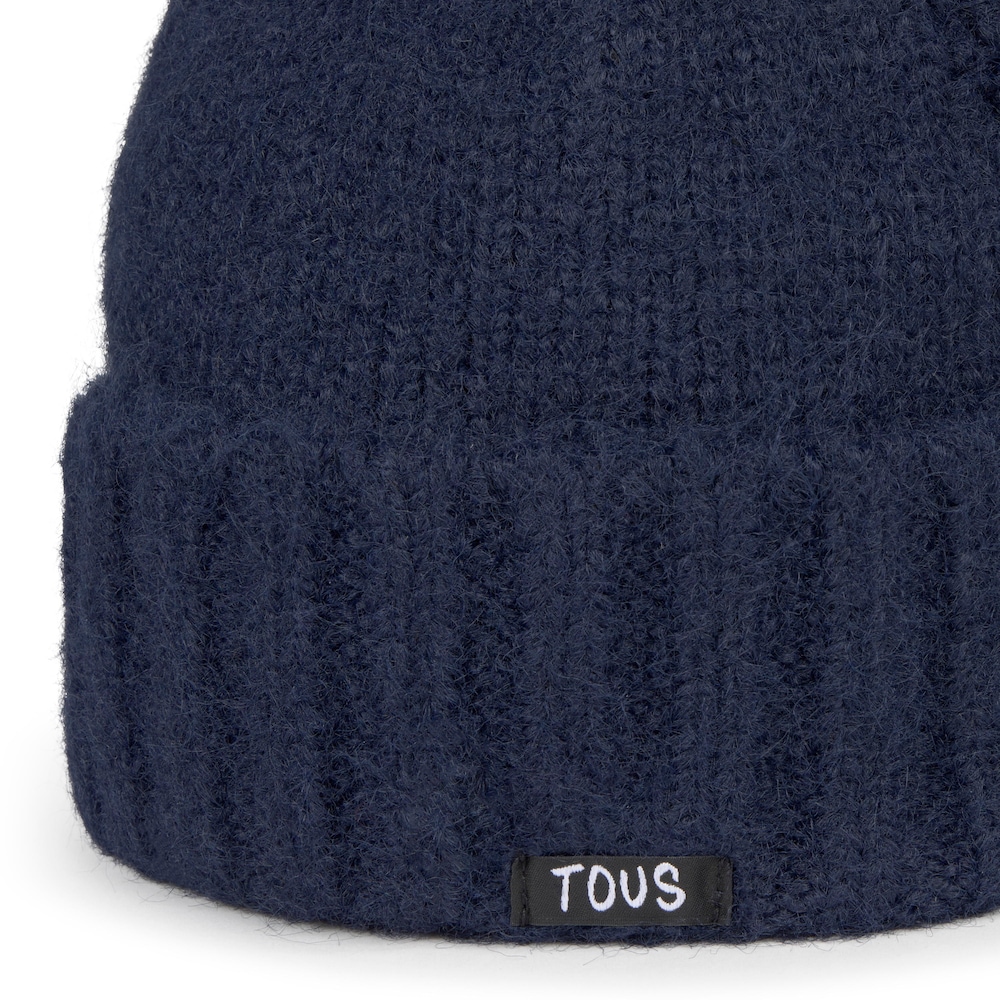 Gorro azul marino TOUS Bear ears