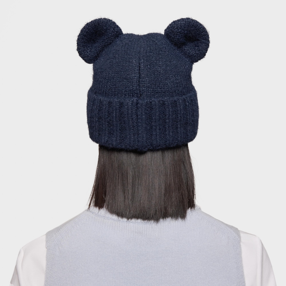 Gorro azul marino TOUS Bear ears