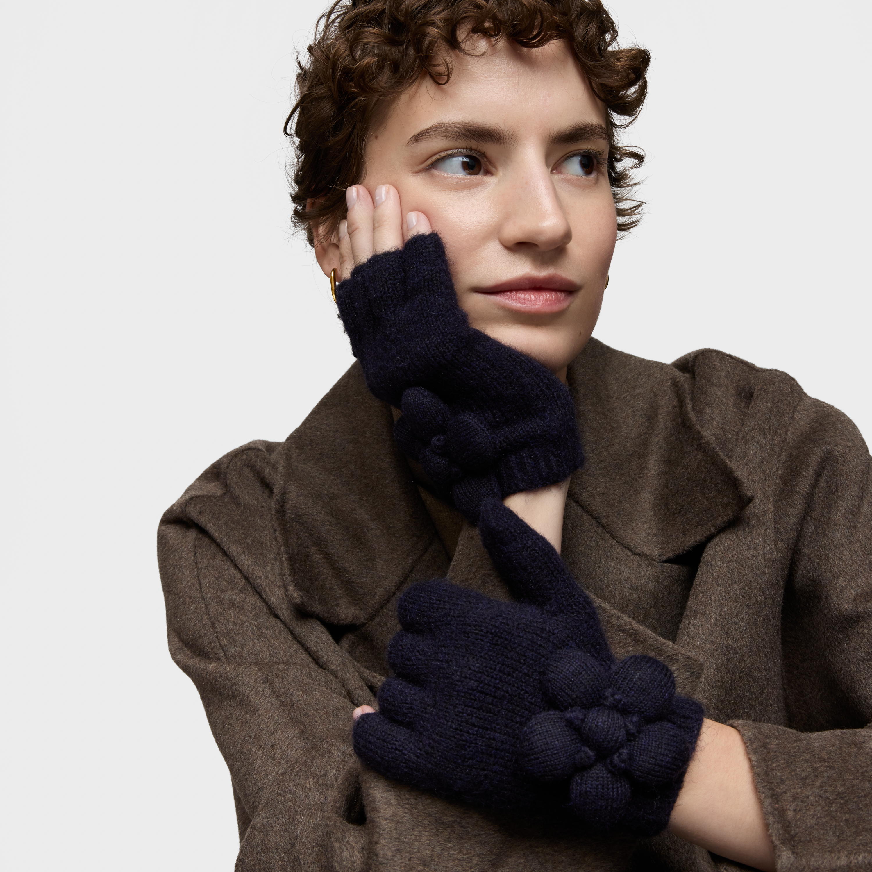 Navy blue Gloves TOUS Daisy