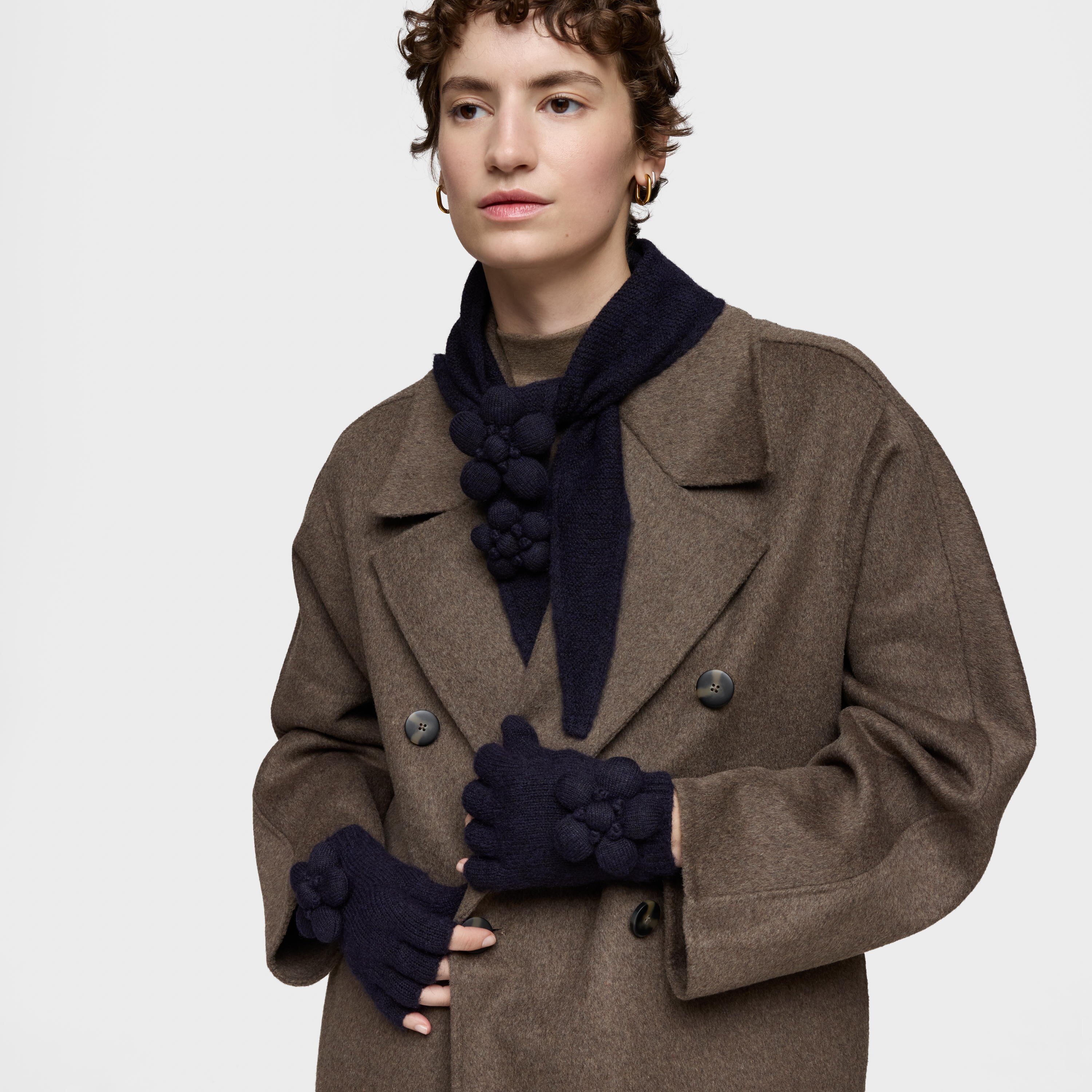 Navy blue Gloves TOUS Daisy