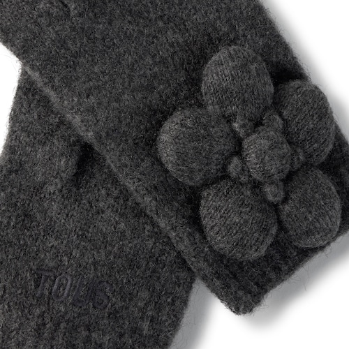 Guantes gris oscuro TOUS Daisy