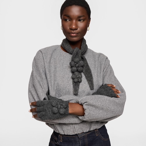 Guantes gris oscuro TOUS Daisy