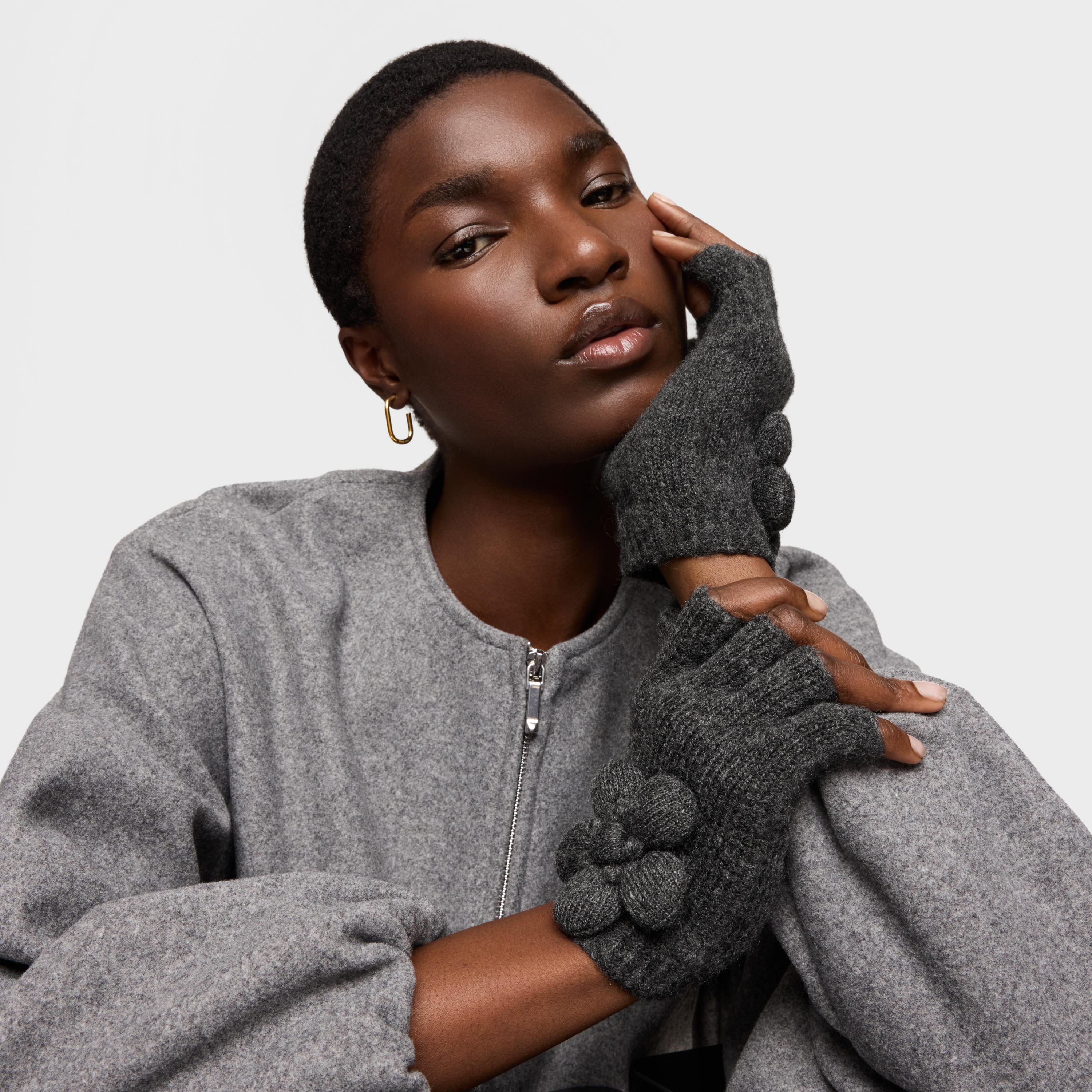 Dark gray Gloves TOUS Daisy
