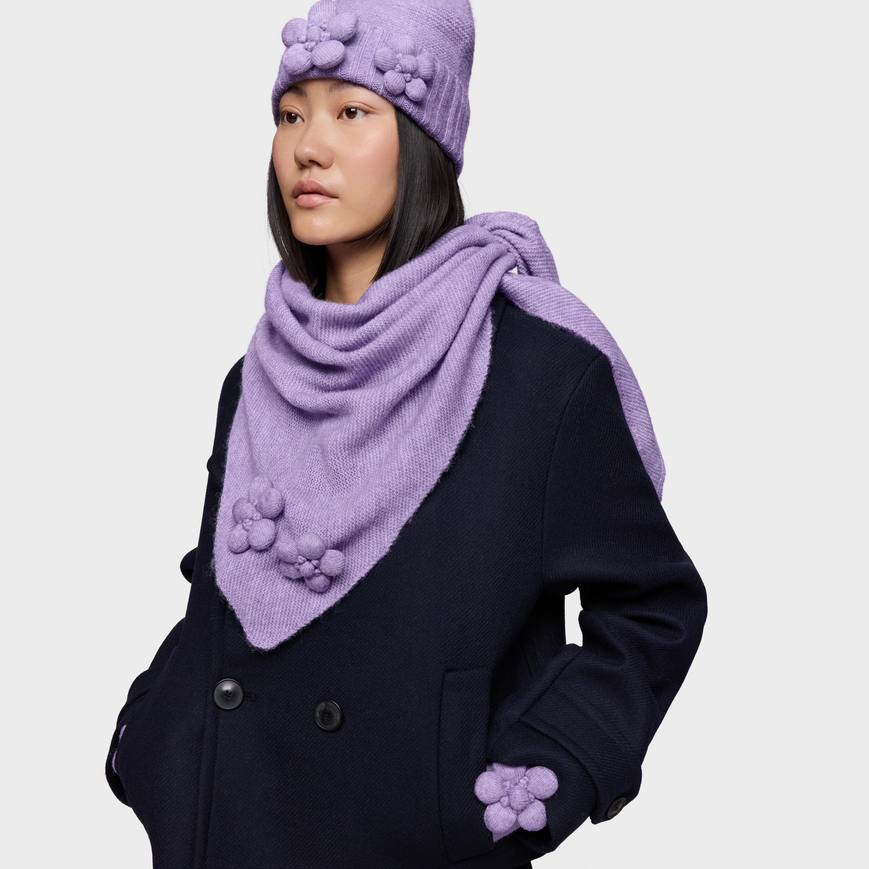 Mauve Beanie TOUS Daisy