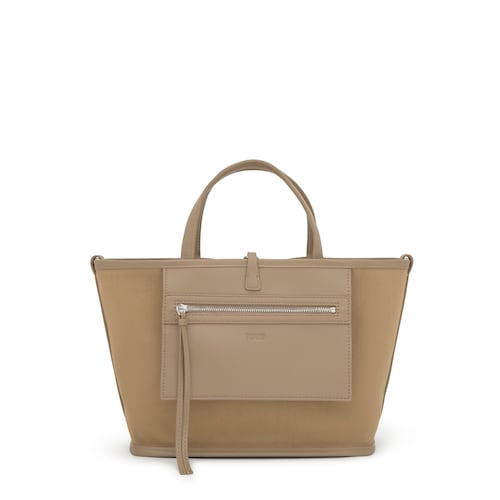 Capazo mediano reversible beige TOUS Double Way Bear