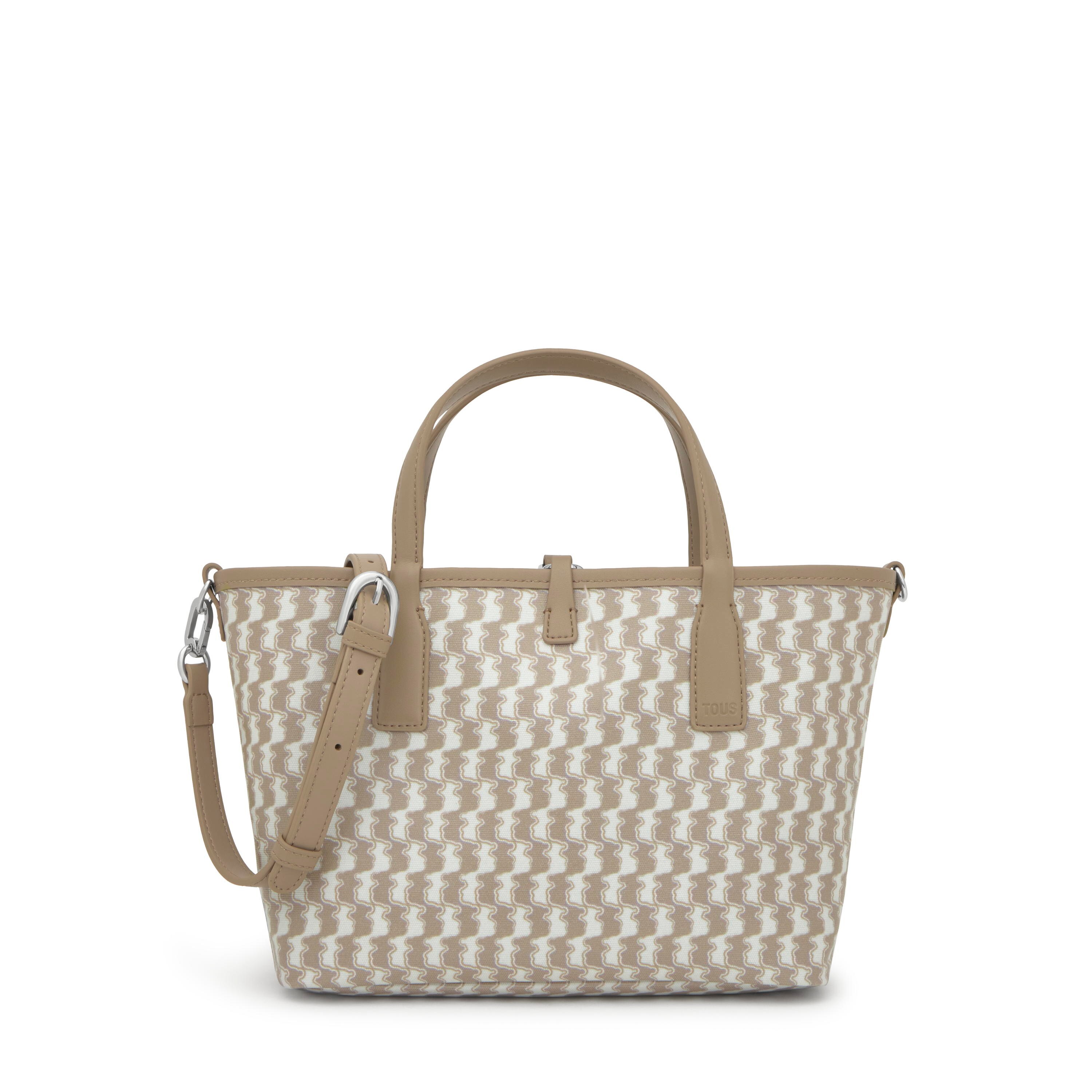 Medium beige reversible Tote bag TOUS Double Way Bear