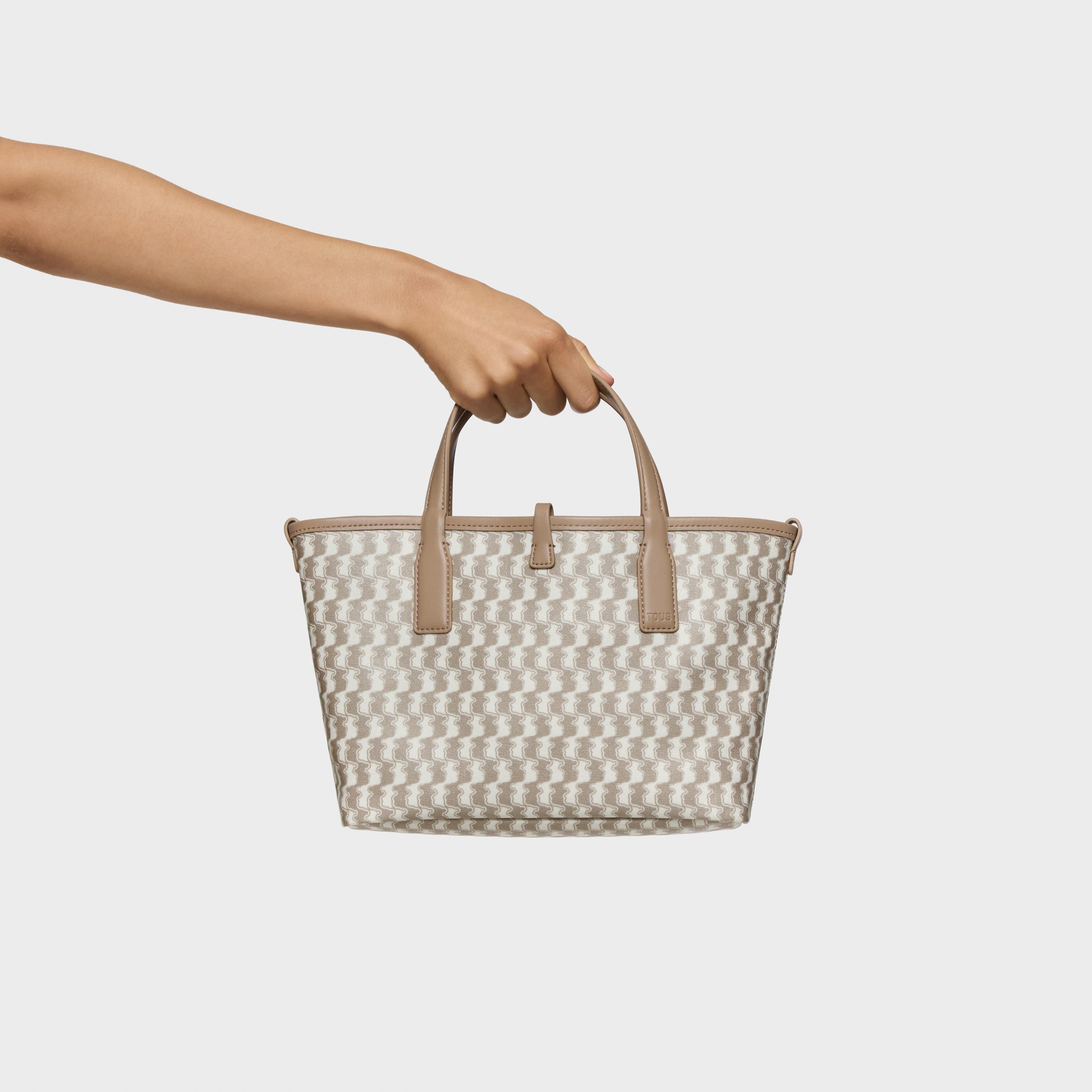 Medium beige reversible Tote bag TOUS Double Way Bear