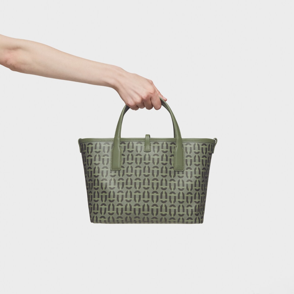 Tous - Capazo Mediano Reversible Caqui Tous Double Way Manifesto - Caqui