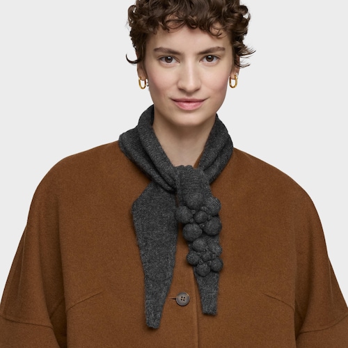 Minibufanda gris oscuro TOUS Daisy