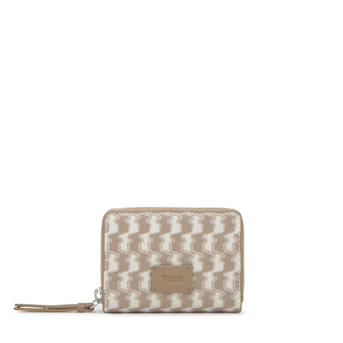 Monedero beige TOUS Double Way Bear