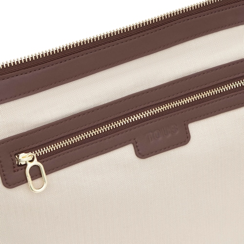 Saca marrón wild TOUS Fold