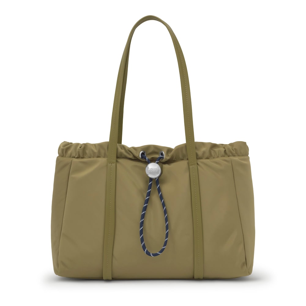 Olive green Tote bag Empire Soft