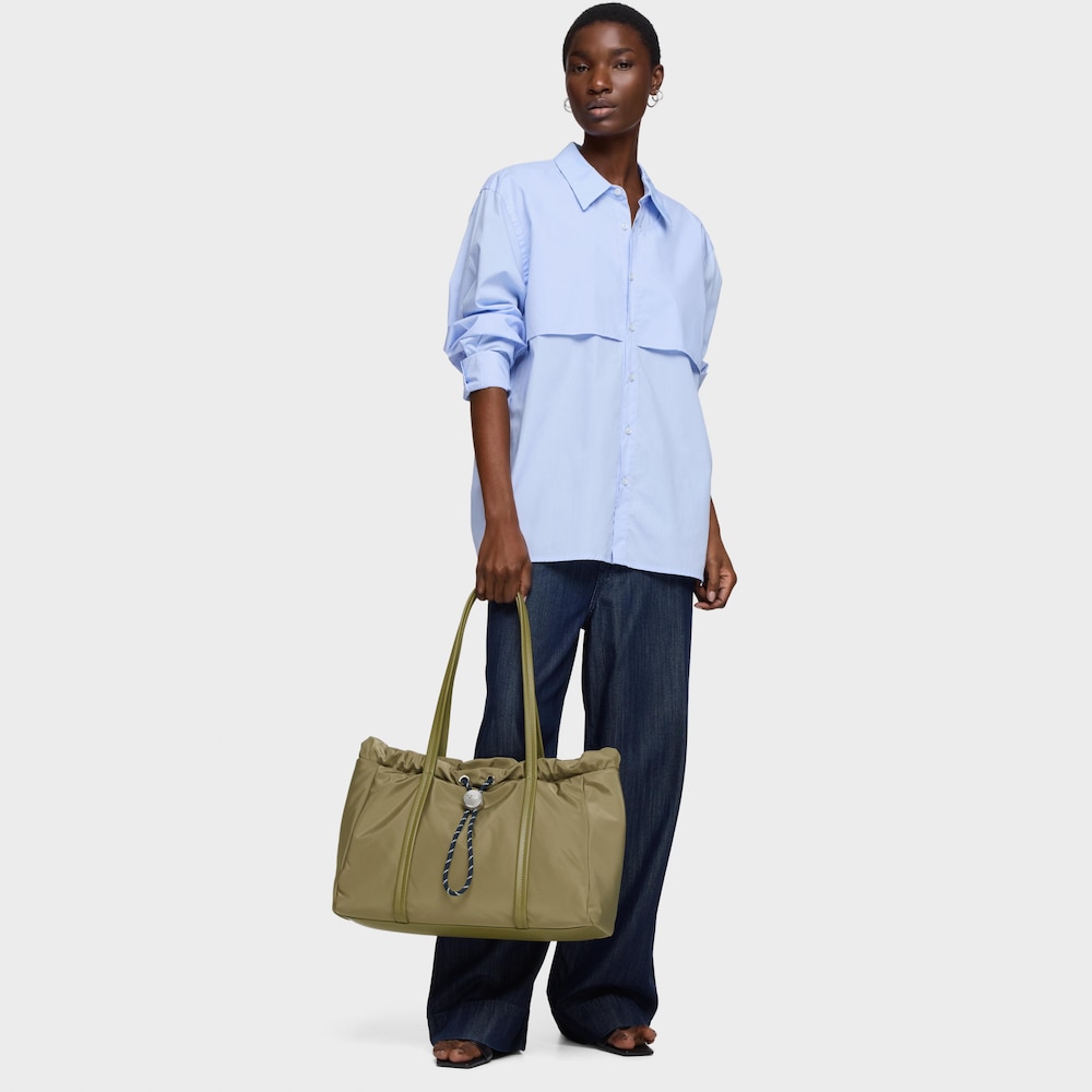 Olive green Tote bag Empire Soft