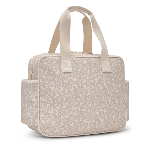 Beige Diaper bag Kaos Mini Lines Soft