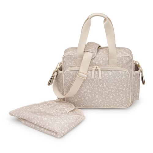 Beige Diaper bag Kaos Mini Lines Soft