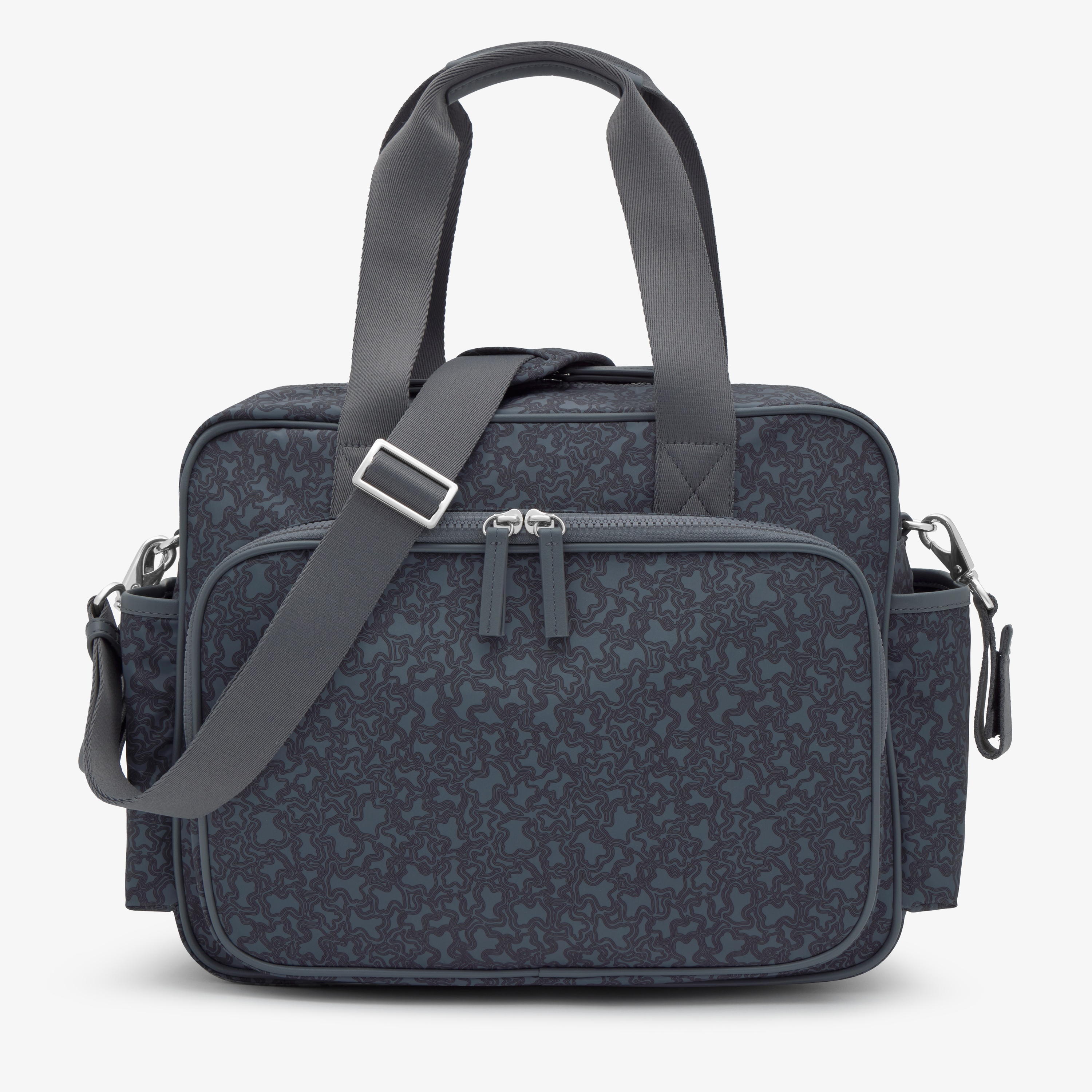 Gray Diaper bag Kaos Mini Lines Soft