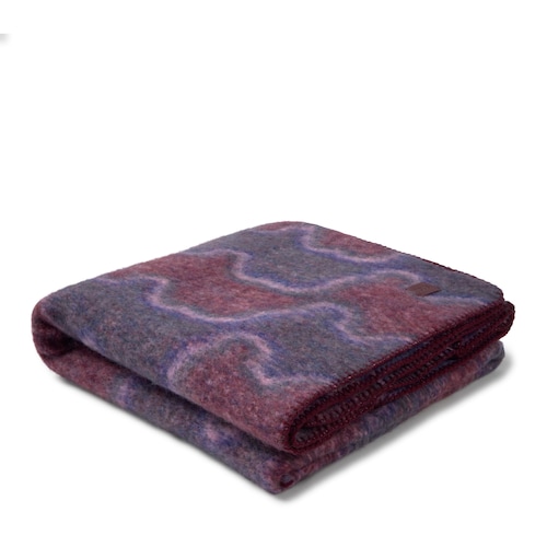 Manta gris oscuro y burdeos TOUS Bear Waves