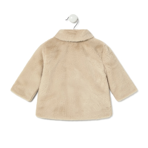 Abrigo de niña Garnet Beige