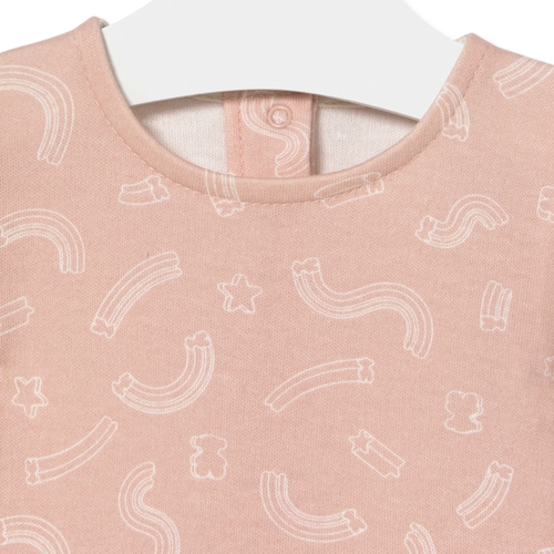 Body con falda de bebé niña Arc rosa