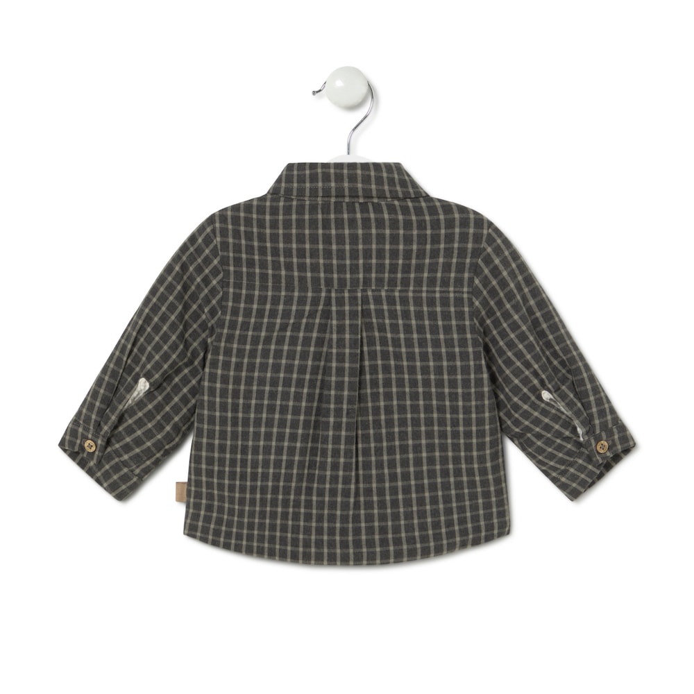 Gingham shirt in Green green