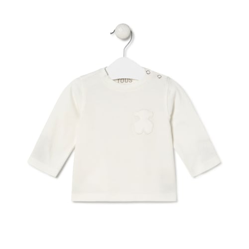 T-shirt in Casual ecru