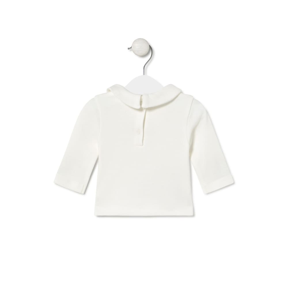 Camiseta manga larga de beb&eacute; Cosmic crudo