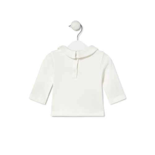 Camiseta manga larga de bebé Cosmic crudo