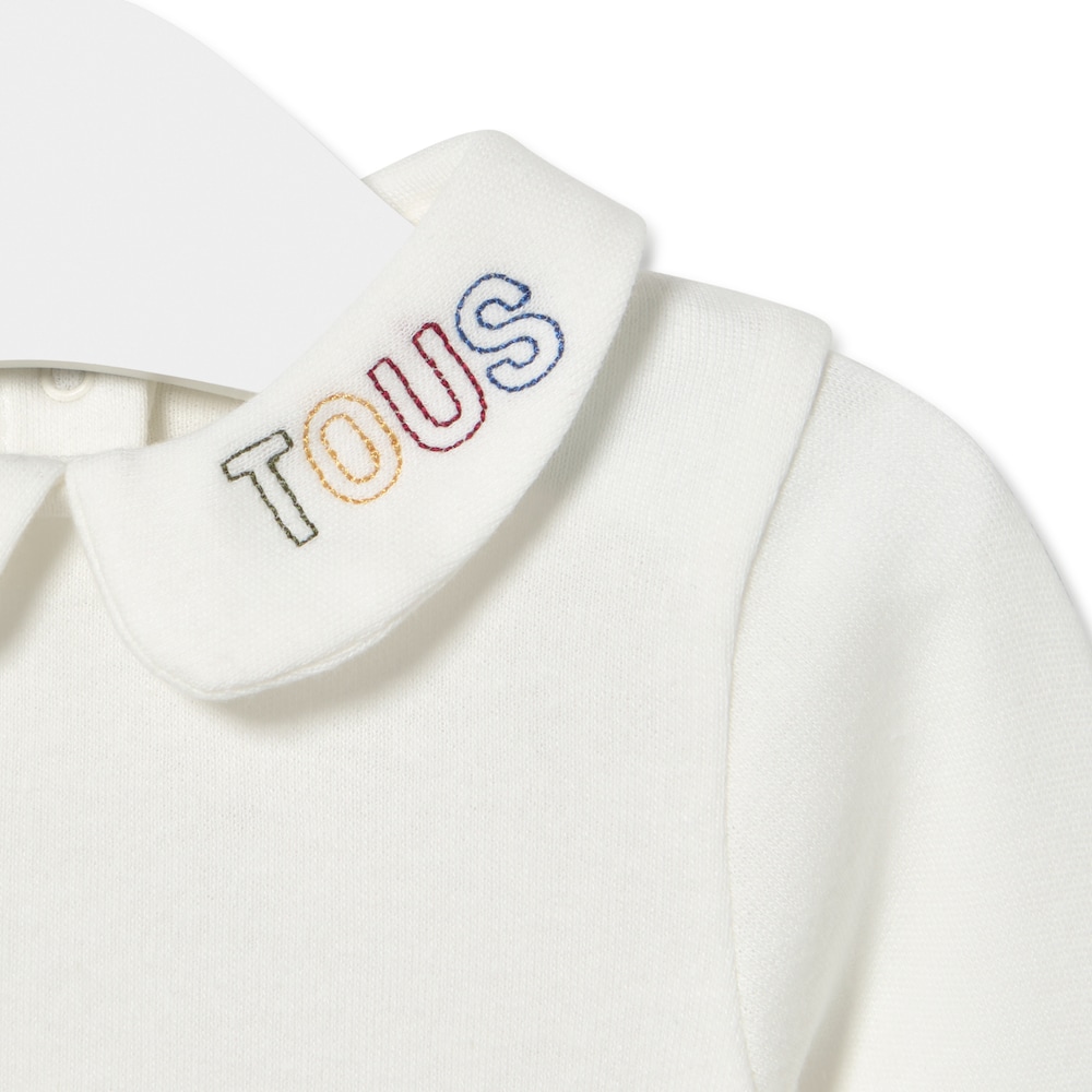 Camiseta manga larga de beb&eacute; Cosmic crudo