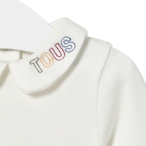 Camiseta manga larga de bebé Cosmic crudo