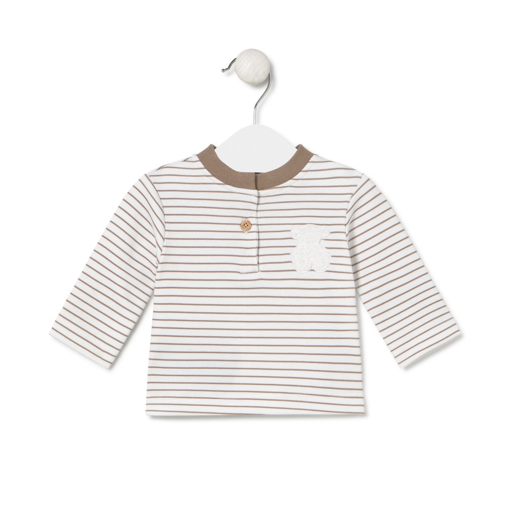 Baby t-shirt in Soft beige