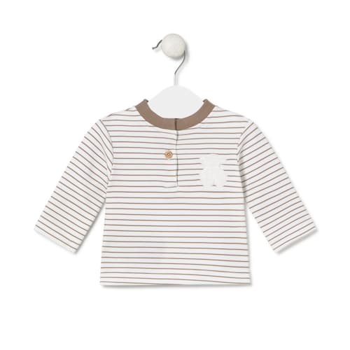 Baby t-shirt in Soft beige