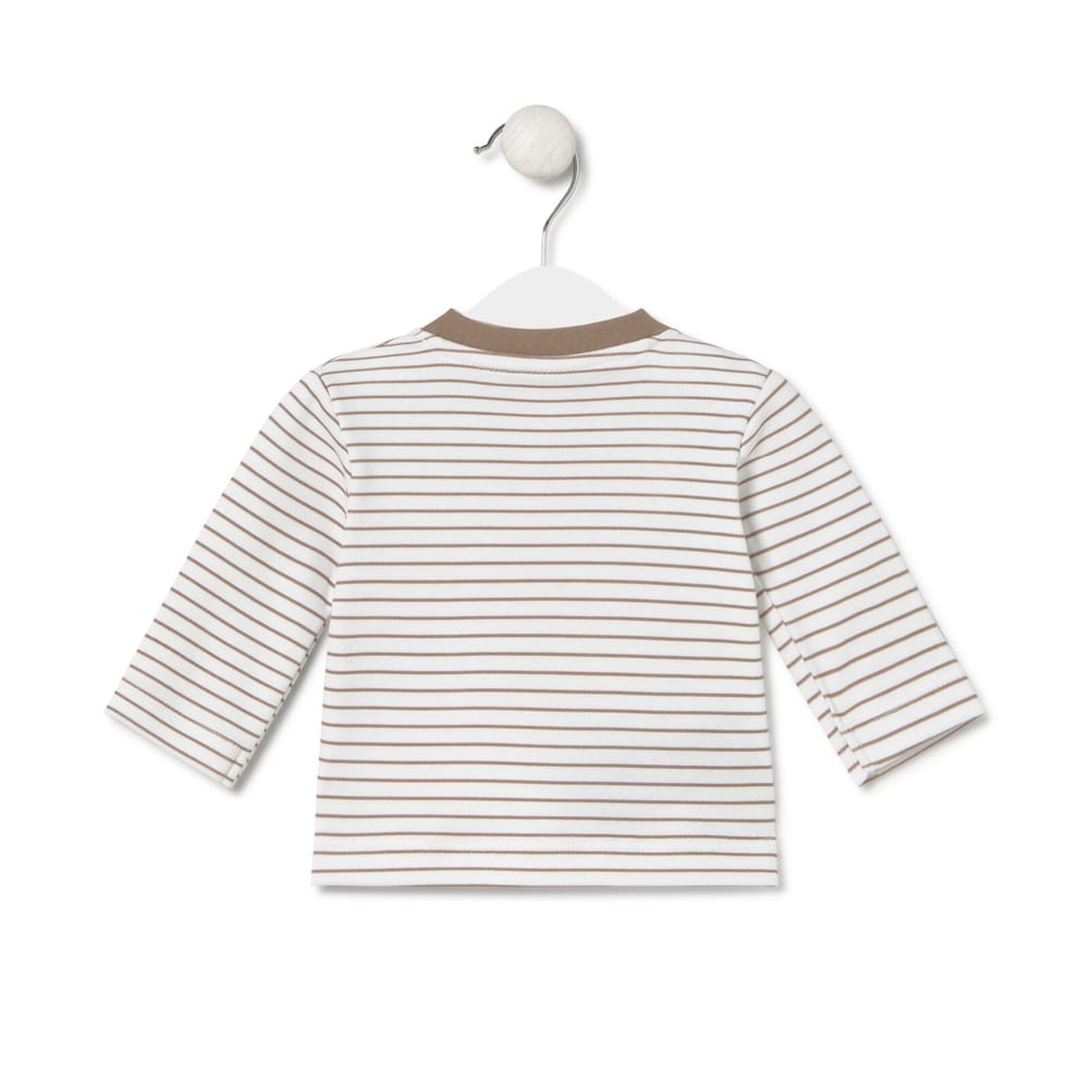 Baby t-shirt in Soft beige