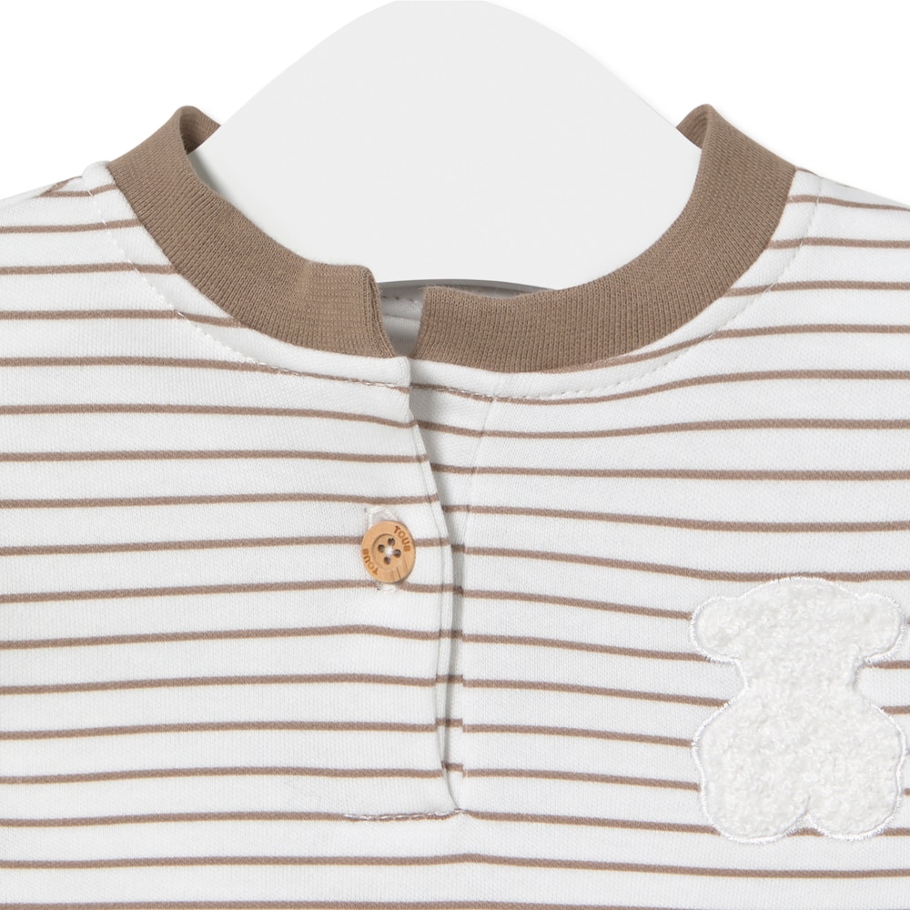 Baby t-shirt in Soft beige