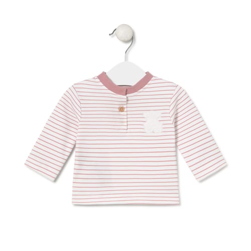 Baby t-shirt in Soft pink