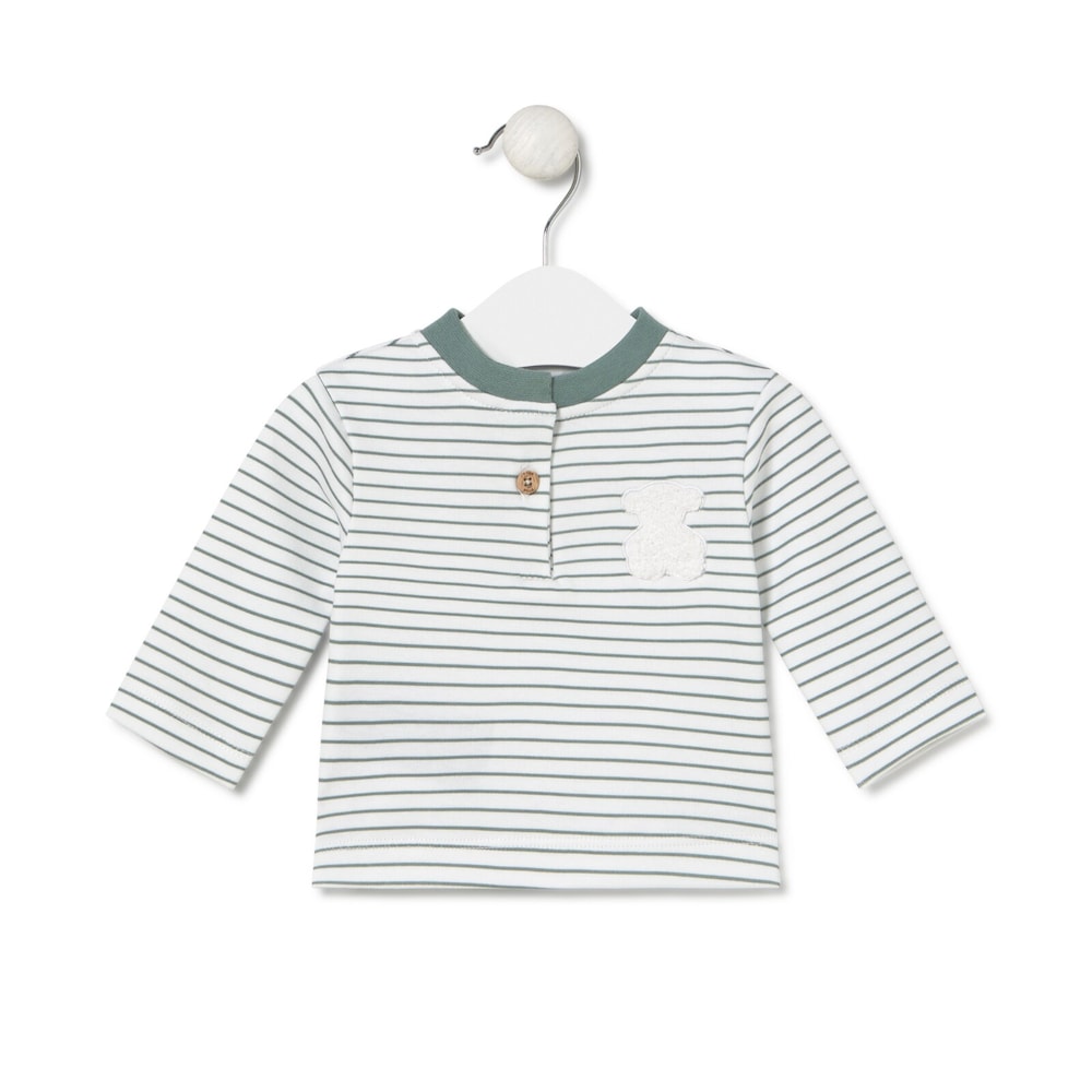 Baby t-shirt in Soft green