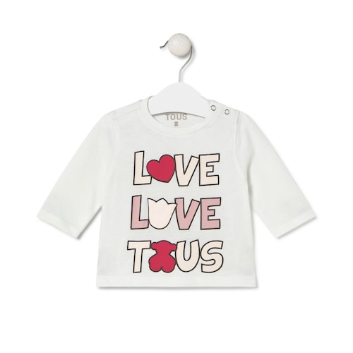 Camiseta LOVE TOUS Casual blanco
