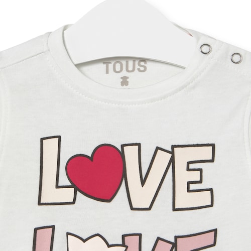 Camiseta LOVE TOUS Casual blanco