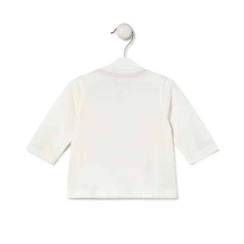 Camiseta Boold Bear Casual crudo