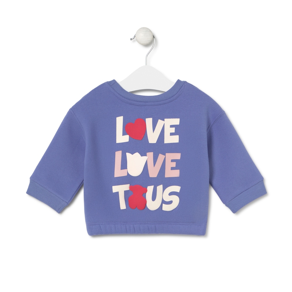 Sudadera LOVE TOUS Casual lila