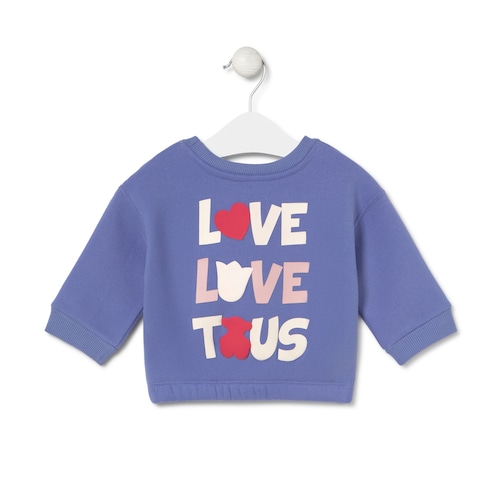Sudadera LOVE TOUS Casual lila
